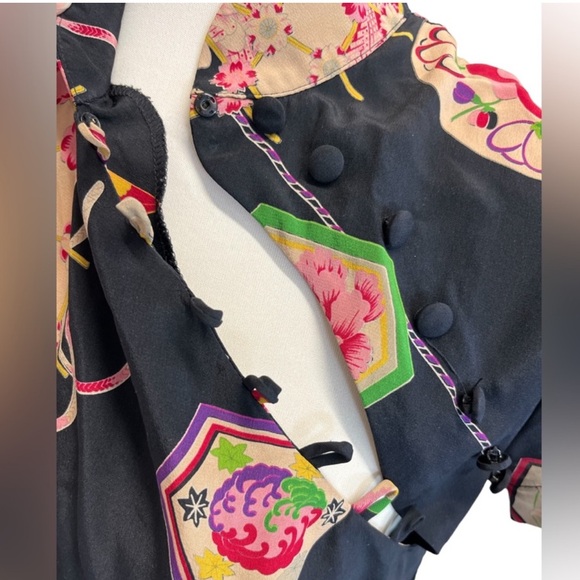 RARE Vintage Betsey Johnson Parasol Print Dress - Picture 6 of 6